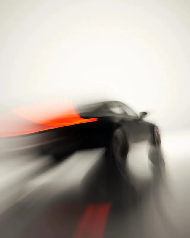 Motion Blur Sports Car