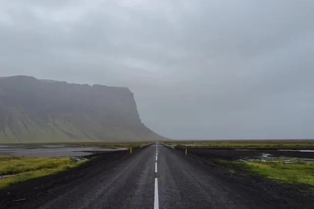 Road to Mountains Landscape