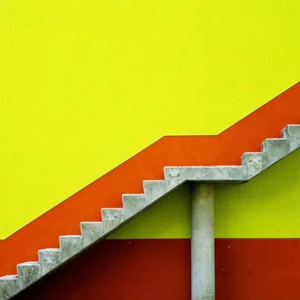 Geometric Architectural Stairs