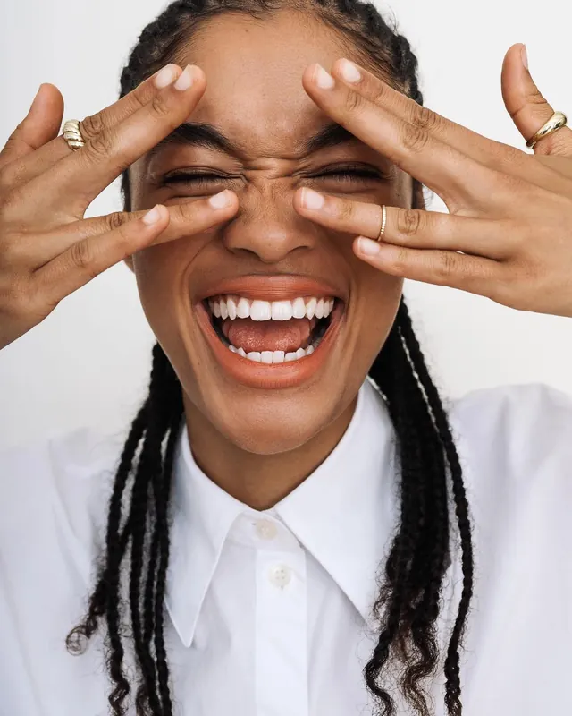 Expressive Joy Portrait Photography, photographic, minimal, warm