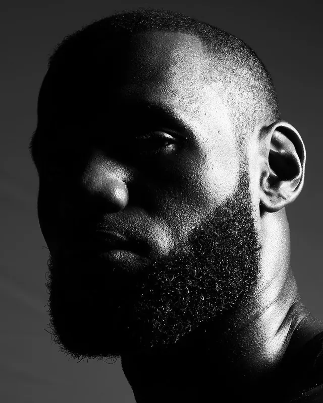 High-contrast black and white portrait photography, photographic, monochrome, monochrome