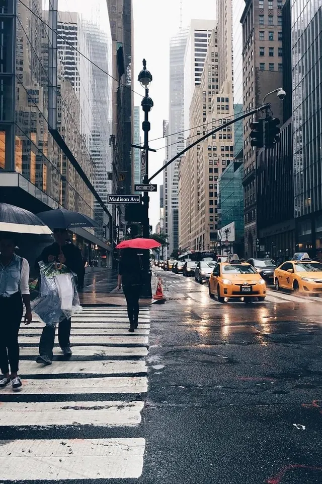 Urban City Street Scene