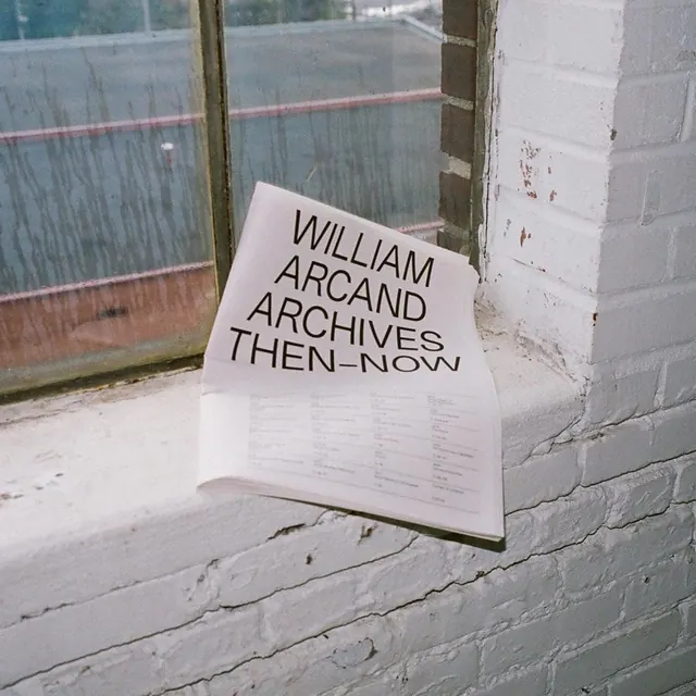 Brutalist window installation typography, brutalist, photographic, muted