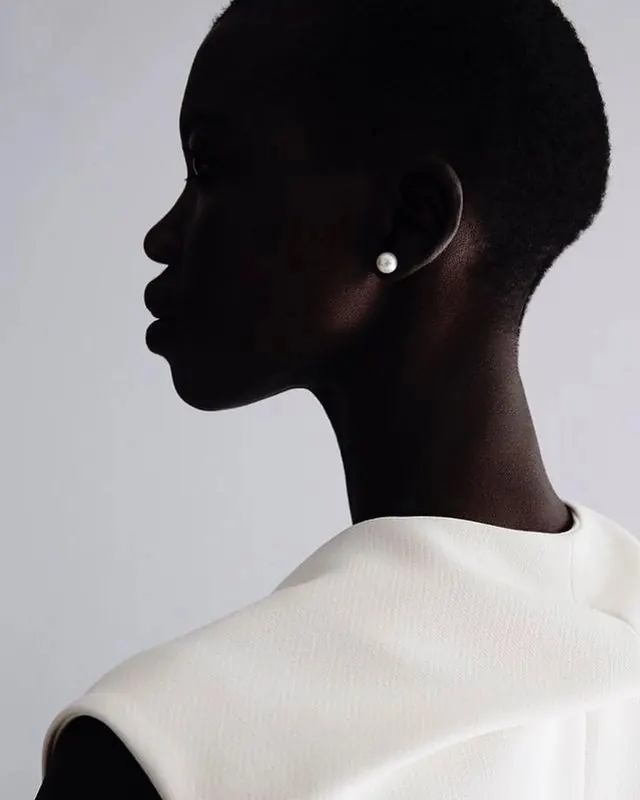 Portrait minimalist styling, minimal, photographic, dark