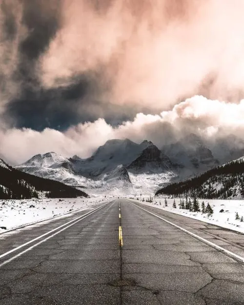 Mountain Road Landscape