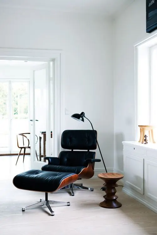 Modernist Interior with Lounge Chair