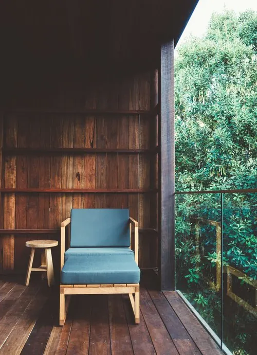 Modern Wooden Terrace Lounge