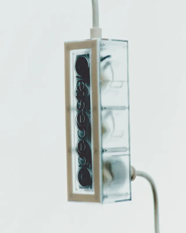 Modern electrical outlet design study, minimal, corporate-clean, light