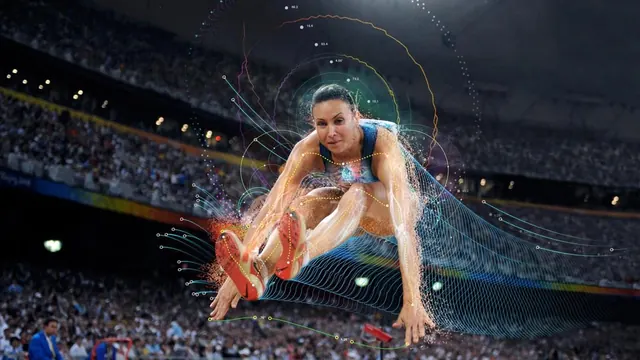 Dynamic Athlete Motion Graphic