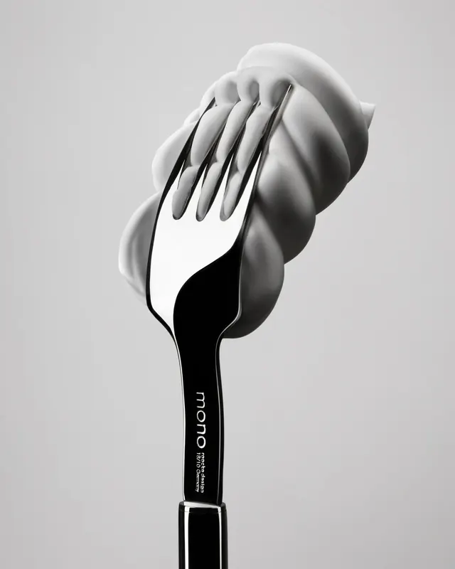 Moro cosmetic brush product shot, minimal, photographic, light