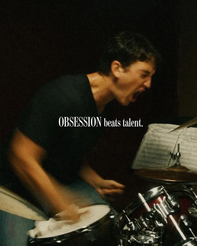 OBSESSION beats talent motivational overlay, photographic, editorial, dark