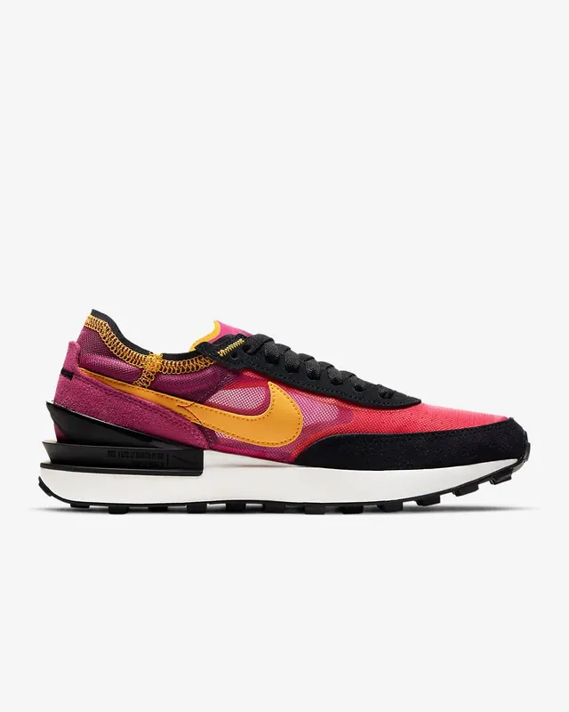 Nike Waffle One colorblock sneaker, photographic, minimal, vibrant