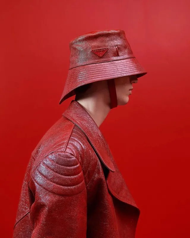 Monochromatic Red Fashion Portrait