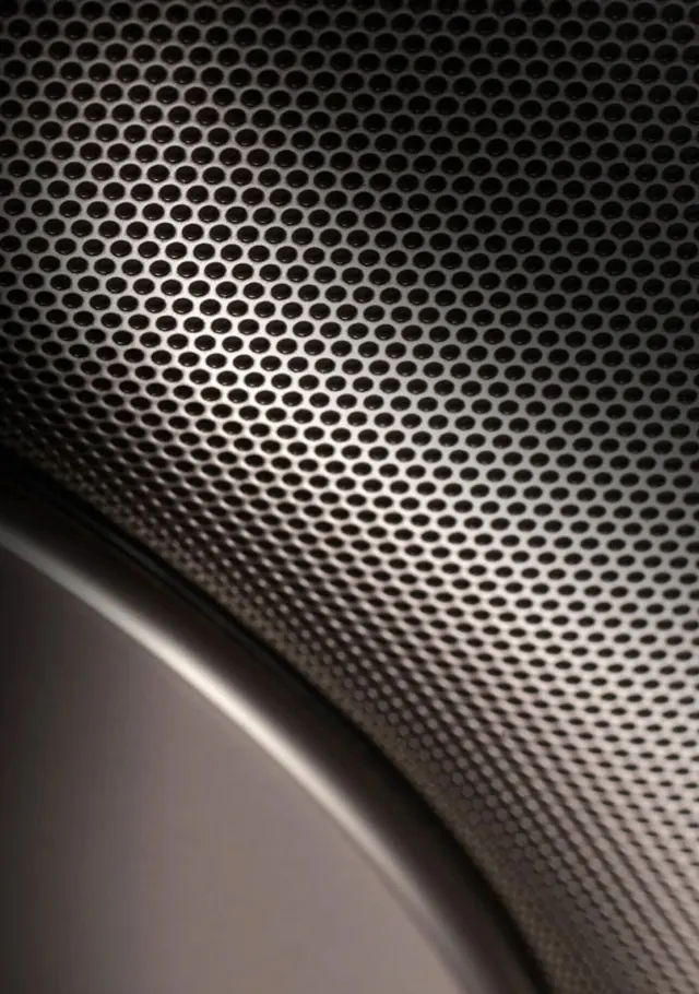Perforated Metal Surface Detail