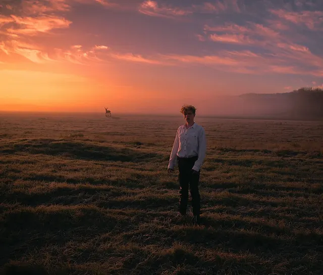 Sunset Field Portrait