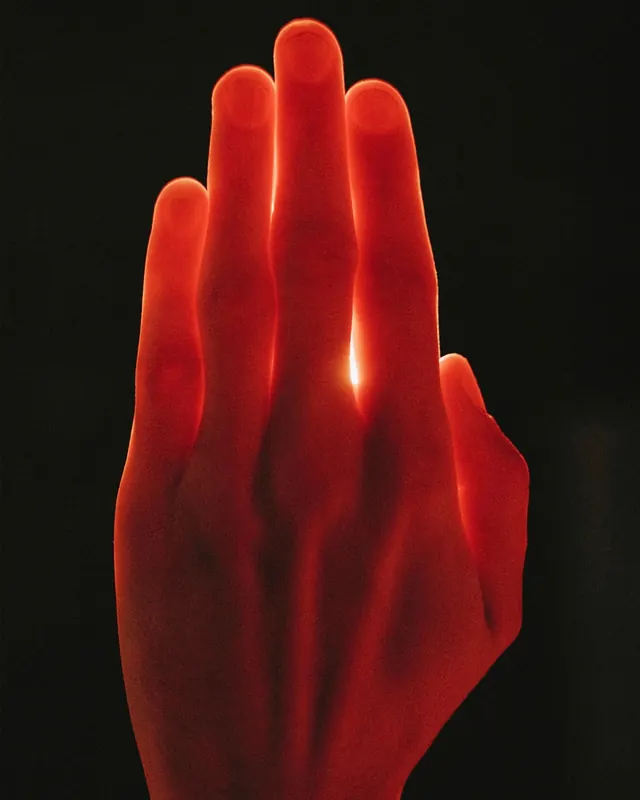 Red Glowing Hand