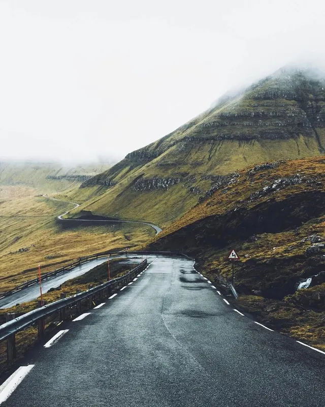 Mountain Road Landscape
