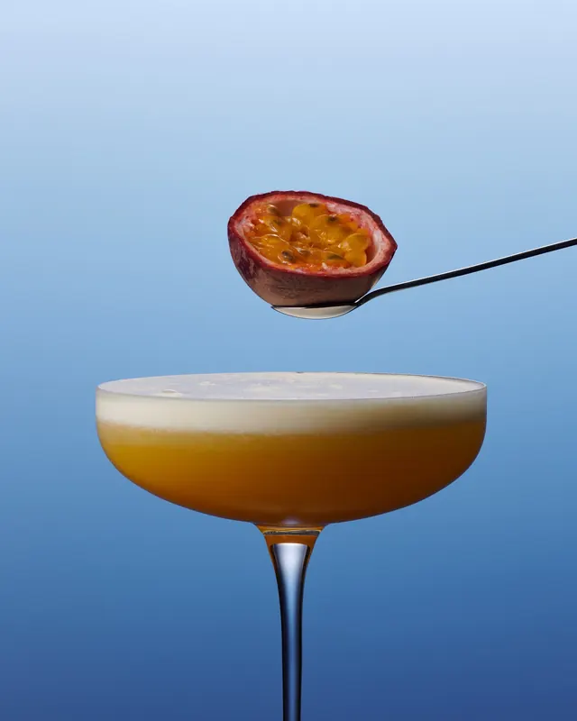 Cocktail with Fruit Garnish