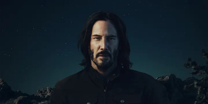Cinematic Portrait of a Man in Dark Setting