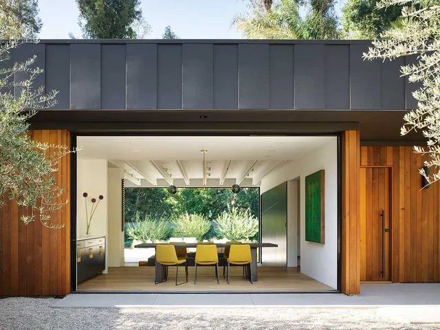 Modern Interior Architecture with Wood Accents
