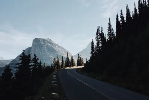 Mountain Road Landscape