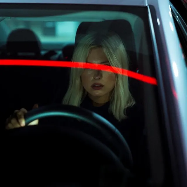 Woman in Vehicle Interior