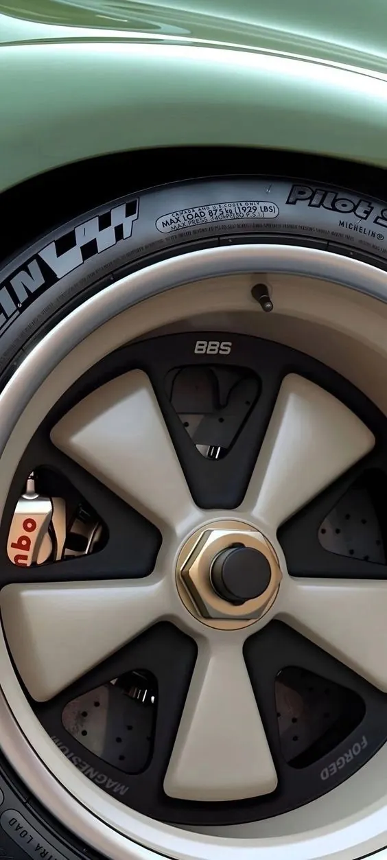 Automotive Wheel and Tire Detail