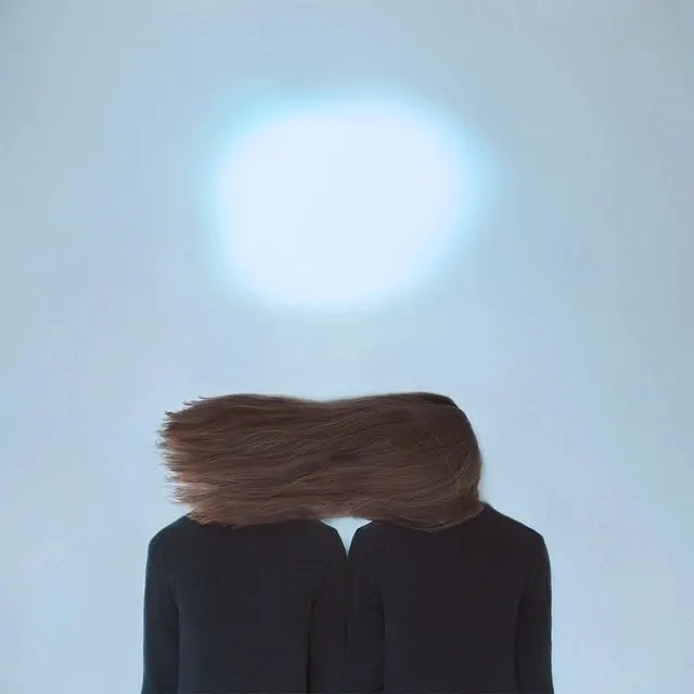 Abstract Portrait with Light Halo