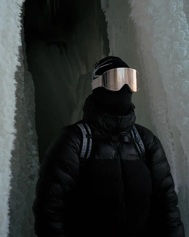 Cybernetic Portrait in Textured Environment