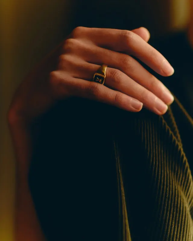 Close-up of Hand with Ring