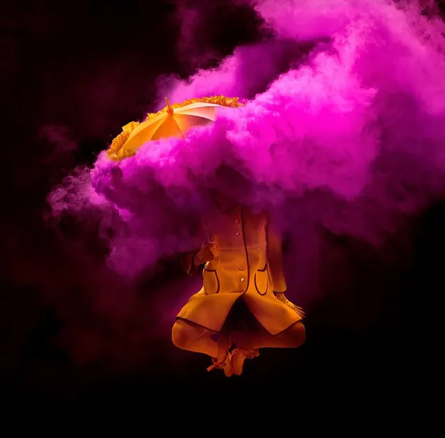 Pink Powder Explosion