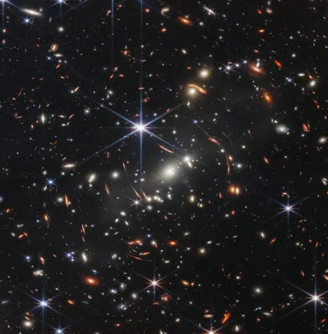 Deep Space Galaxy Cluster