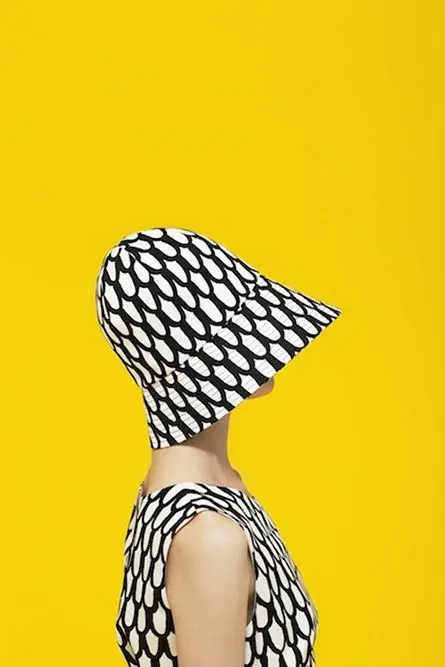 Patterned Fashion Portrait