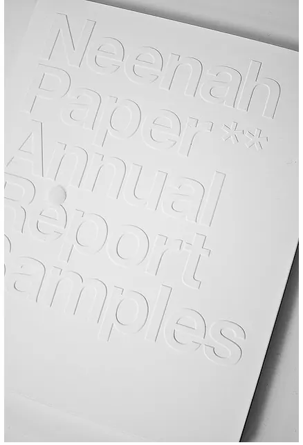 Neenah Paper Annual Report Samples