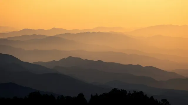 Misty Mountain Landscape