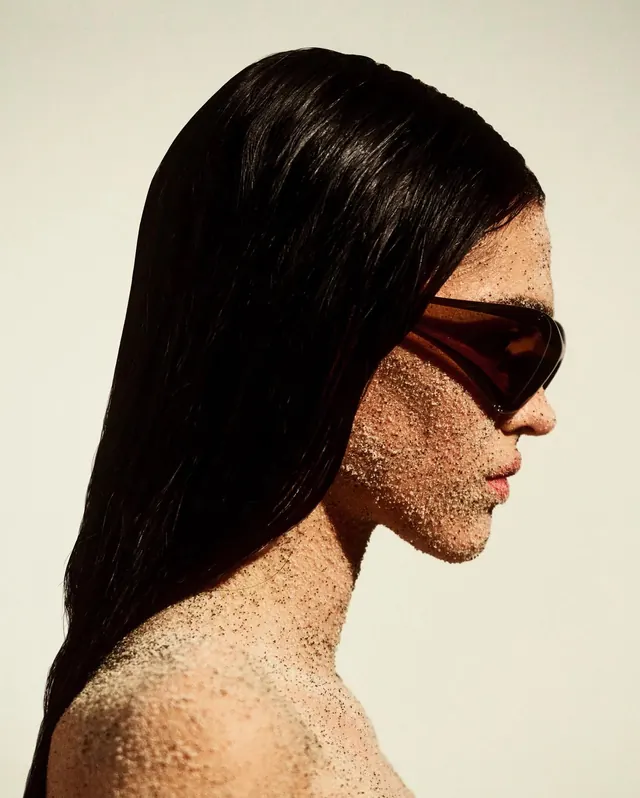 Close-up Portrait with Texture