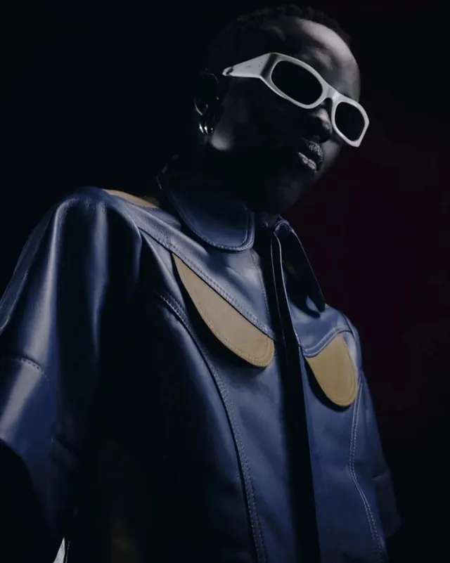 Futuristic Portrait with Tech Accessories