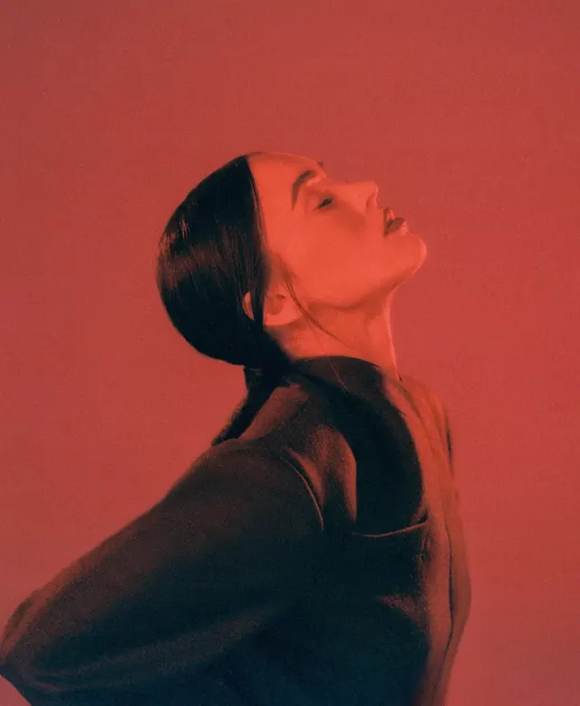 Monochromatic Red Portrait
