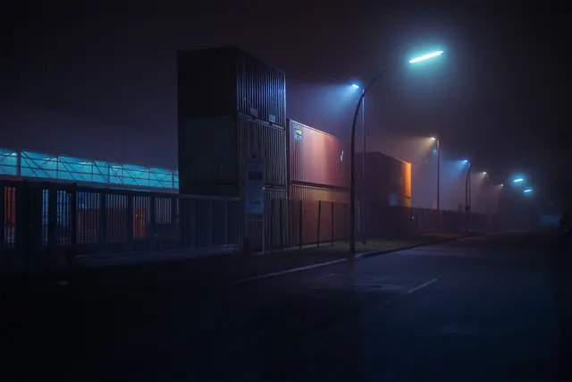 Night Street Scene