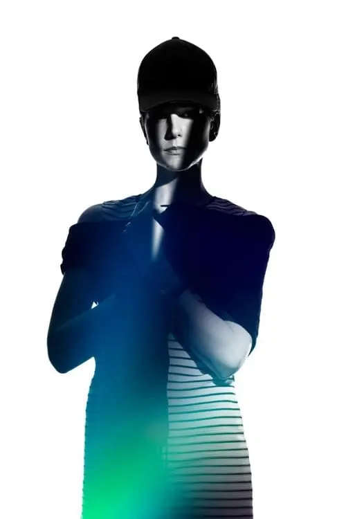 Cybernetic Portrait with Neon Accents