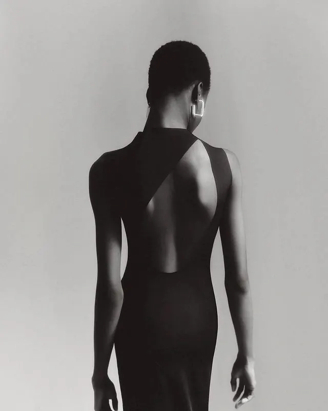 Monochrome Back Portrait