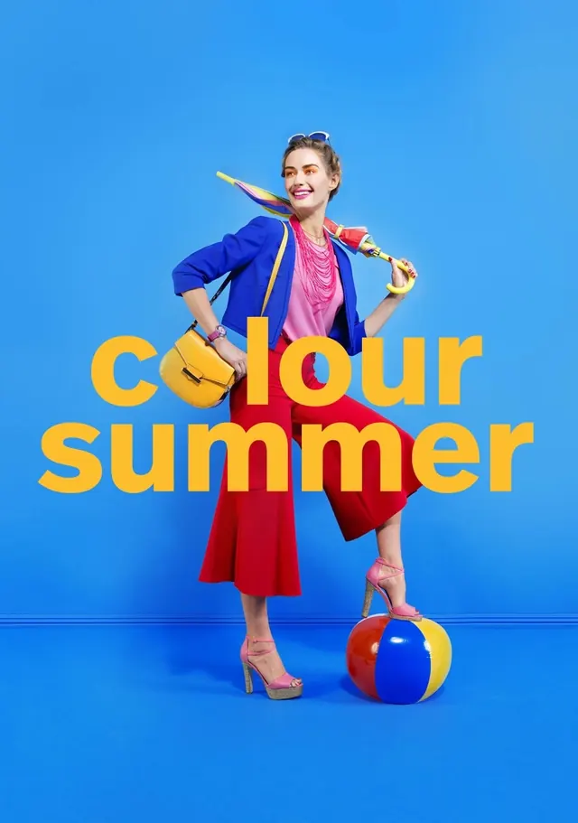 Colour Summer Fashion Editorial, bold, playful, vibrant