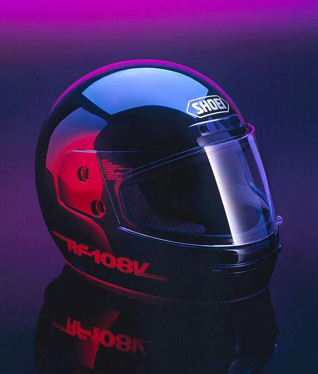 Motorcycle Helmet Product Shot