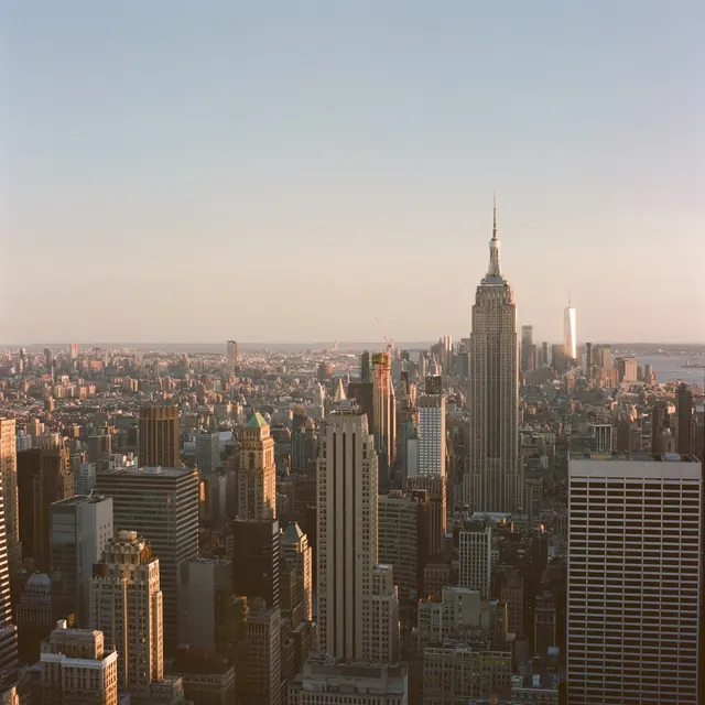 Cityscape at Golden Hour