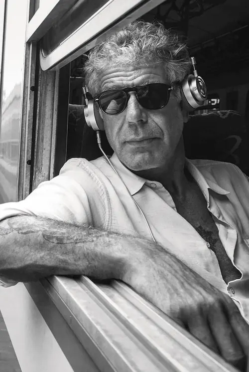 Black and White Portrait of a Man