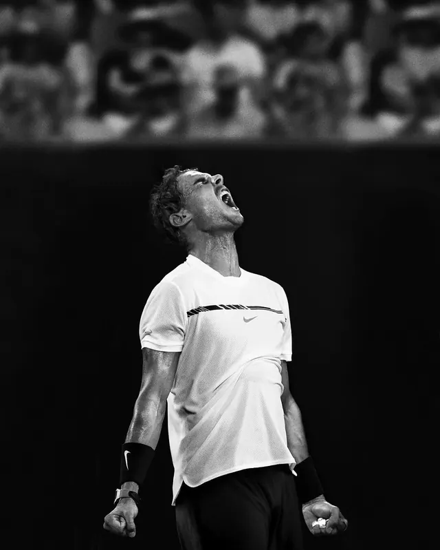 Monochrome Athlete Portrait