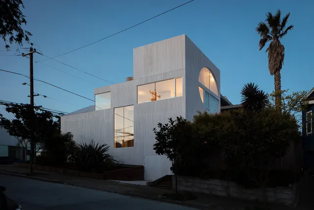 Modernist White Building Architecture