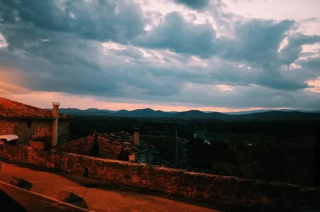 Mountain Landscape at Dusk