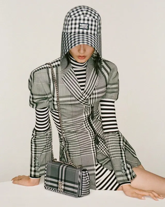Plaid Patterned Fashion Ensemble
