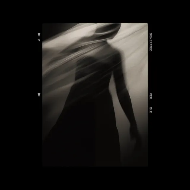 Motion Blur Portrait, monochrome, minimal, monochrome